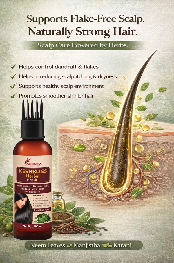 Zainbliss_Keshbliss_Herbal_Hair_Oil_100Ml_Pack