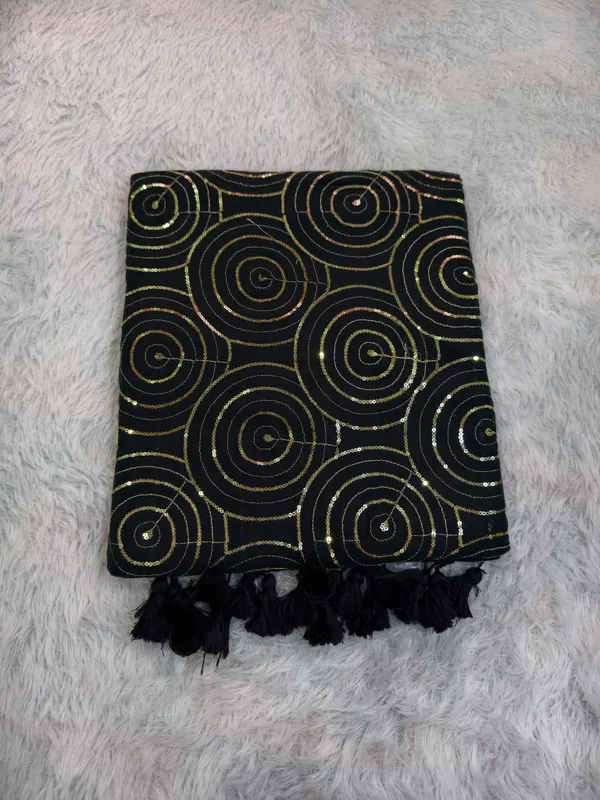 Black_Mul_Cotton_Sequin_Work_Saree_For_Women