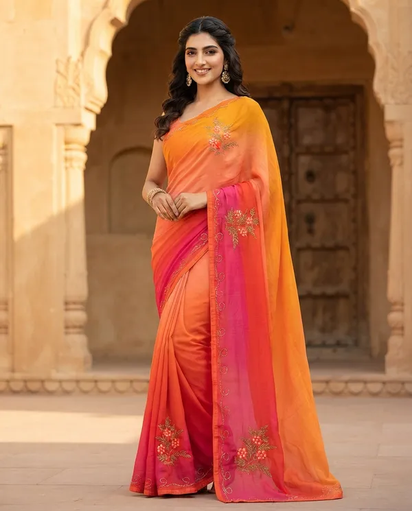 Multicolor_Pure_Chiffon_Ombre_Kat_Dana_Saree_For_Women