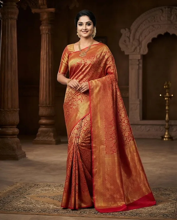 Dual_Shade_Kanchipuram_Silk_Zari_Work_Saree_For_Women