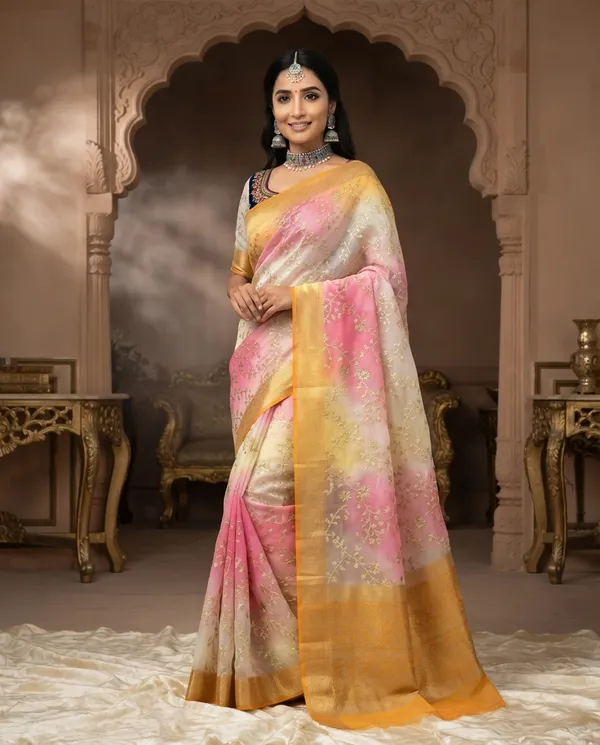 Multicolor_Soft_Tissue_Rangkat_Banarasi_Saree_For_Women