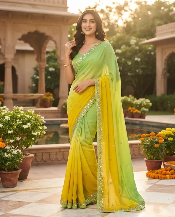 Multicolor_Pure_Chiffon_Ombre_Katdana_Sequin_Saree_For_Women