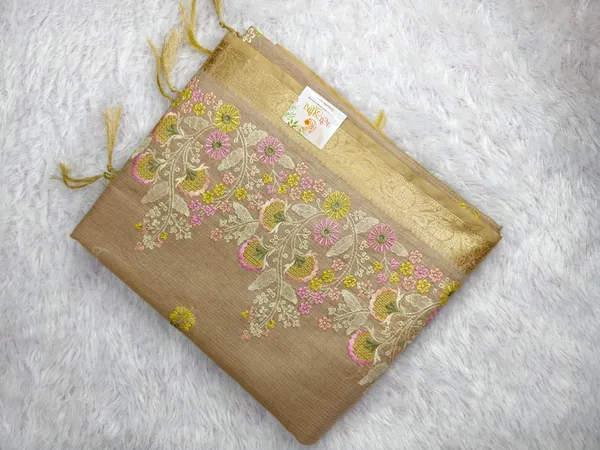 Cream_Cotton_Silk_Embroidery_Zari_Work_Saree_For_Women