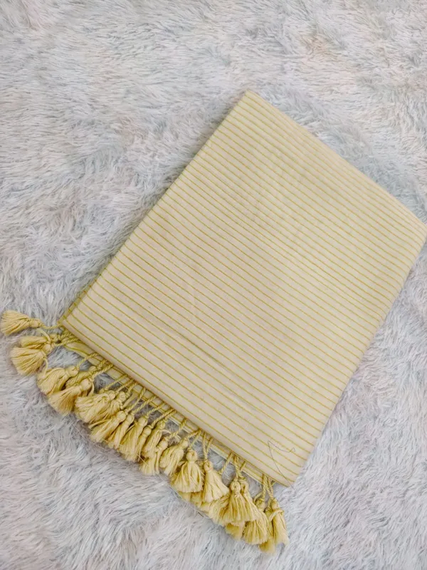 White_Khadi_Cotton_Handloom_Zari_Stripe_Saree_For_Women