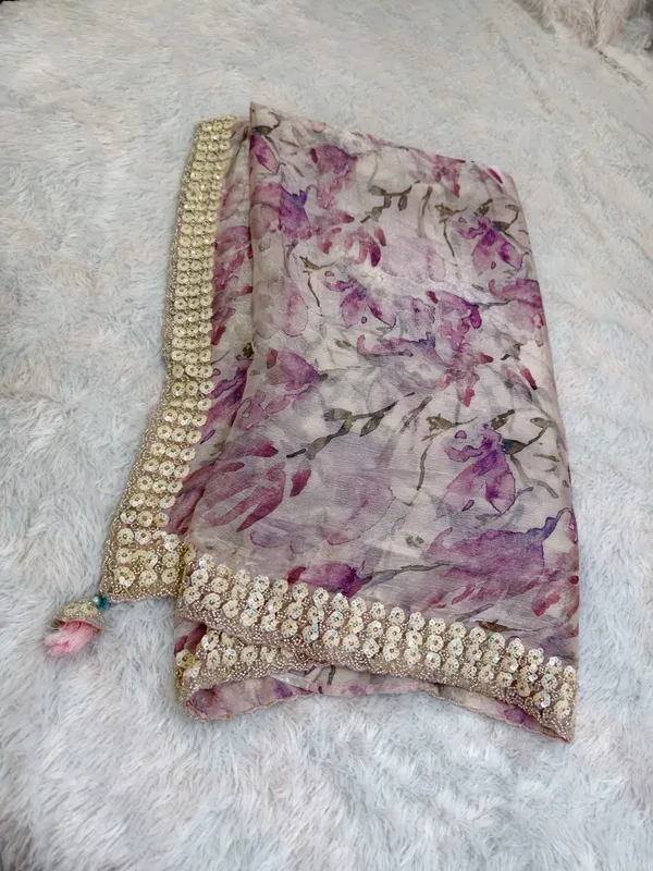 White_Crush_Tissue_Sequin_Work_Border_Saree_For_Women