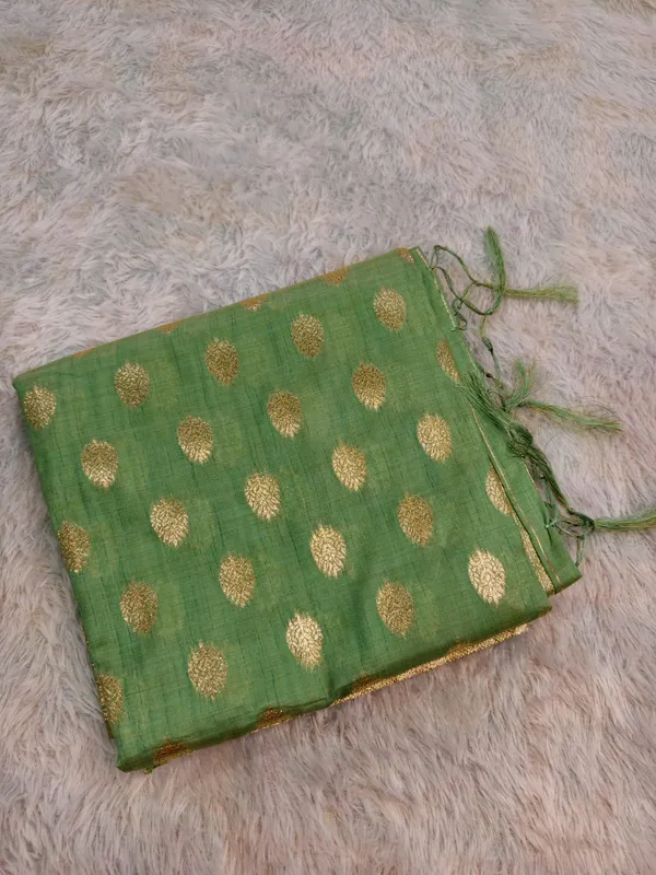 Pista_Green_Cotton_Linen_Banarasi_Zari_Work_Saree_For_Women