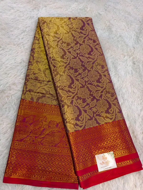 Dual_Shade_Kanchipuram_Silk_Zari_Work_Saree_For_Women