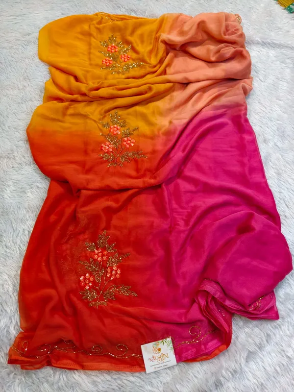 Multicolor_Pure_Chiffon_Ombre_Kat_Dana_Saree_For_Women