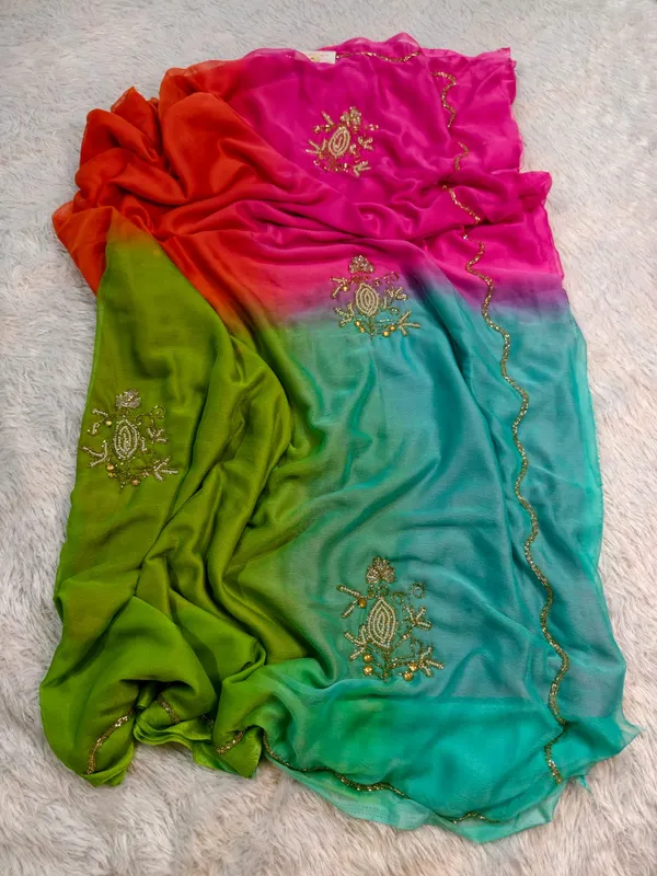 Multicolor_Pure_Chiffon_Ombre_Kat_Dana_Saree_For_Women