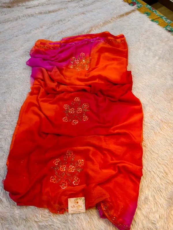 Multicolor_Pure_Chiffon_Ombre_Kat_Dana_Saree_For_Women