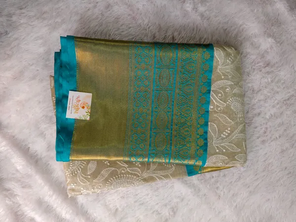 White_Organza_Banarasi_Chikankari_Saree_For_Women