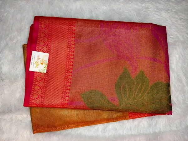 Dual_Shade_Soft_Tissue_Banarasi_Weaving_Saree_For_Women
