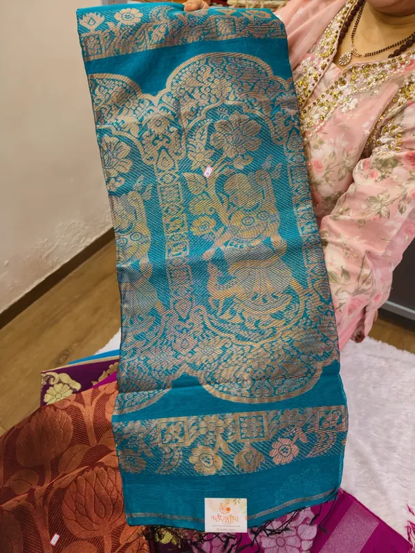 Blue_Pure_Cotton_Maheshwari_Silver_Zari_Saree_For_Women