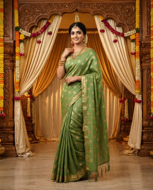Pista_Green_Cotton_Linen_Banarasi_Zari_Work_Saree_For_Women