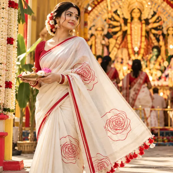 khadi_cotton_white_n_red_saree