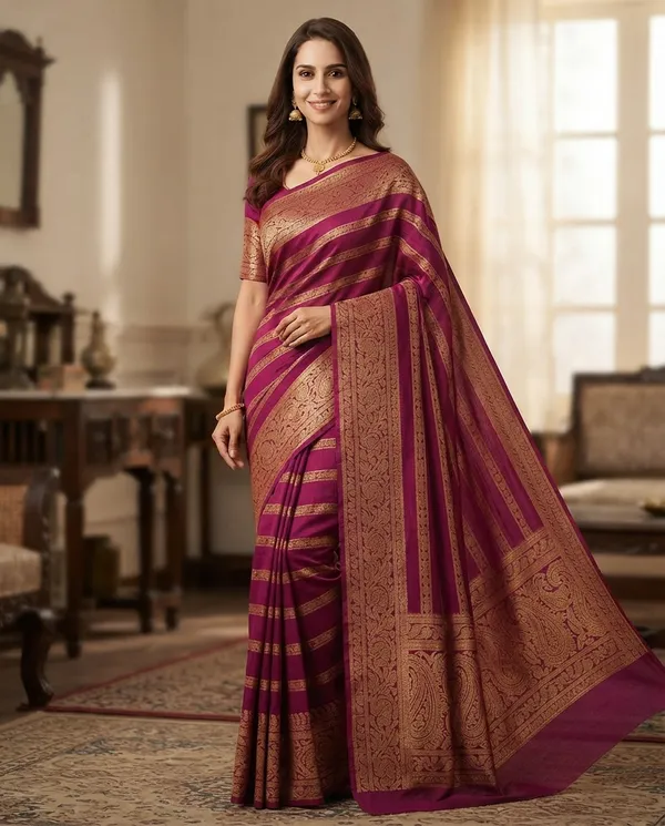 Purple_Warm_Silk_Banarasi_Saree_For_Women
