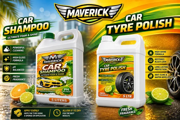Maverick_Liquid_Tyre_Guard_Polish_And_Foam_Car_Shampoo