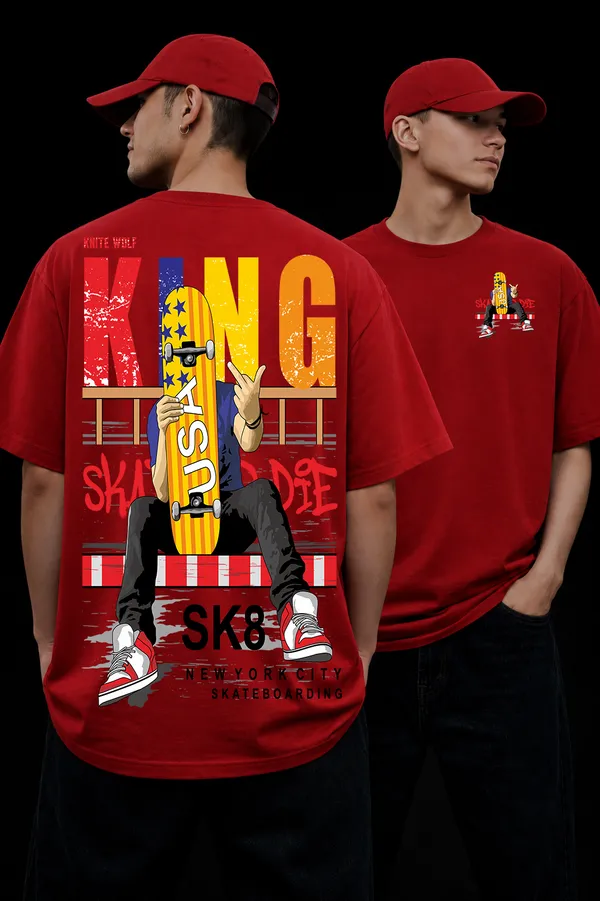 King_Of_Skate_Oversized_T-Shirt
