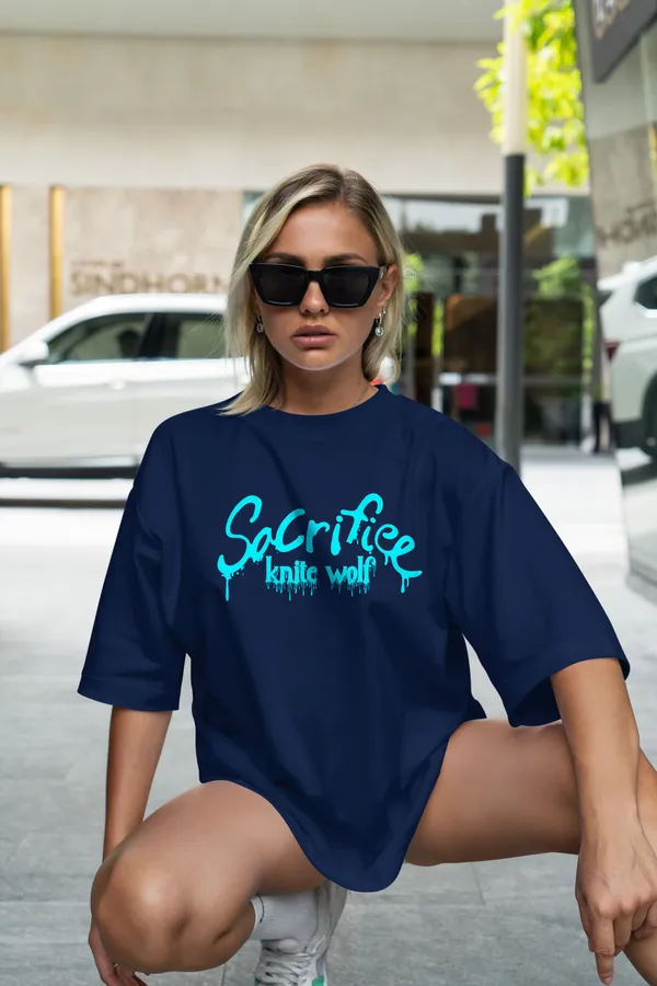 Sacrifice_Yourself_Women_Oversized_T-Shirt