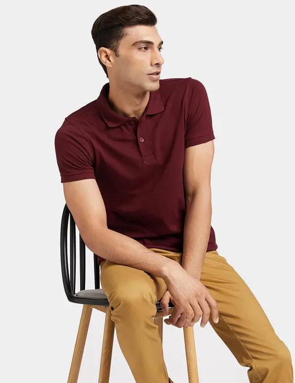 Men's_Solid_Maroon_Polo_T-Shirt_Premium_Casual_Fit