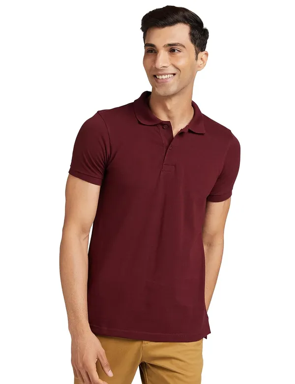 Men's_Solid_Maroon_Polo_T-Shirt_Premium_Casual_Fit