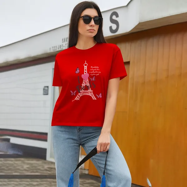 Women's_Red_I_Love_Paris_Graphic_Printed_T-Shirt_Soft_Cotton_Casual_Tee