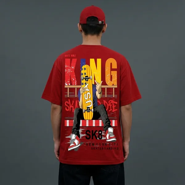 King_Of_Skate_Oversized_T-Shirt
