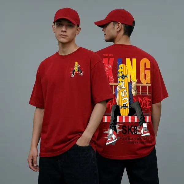 King_Of_Skate_Oversized_T-Shirt