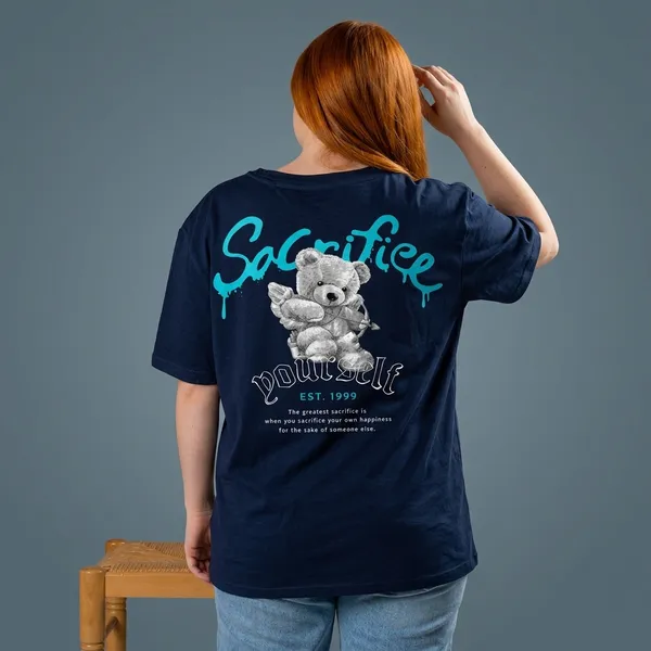 Sacrifice_Yourself_Women_Oversized_T-Shirt