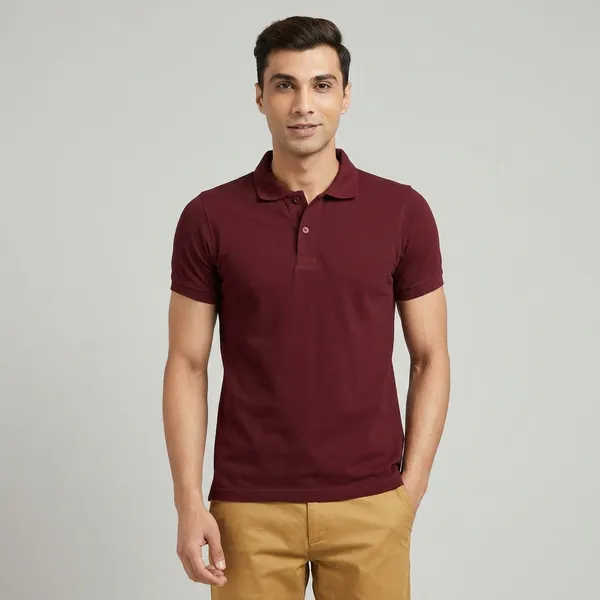 Men's_Solid_Maroon_Polo_T-Shirt_Premium_Casual_Fit