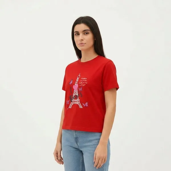 Women's_Red_I_Love_Paris_Graphic_Printed_T-Shirt_Soft_Cotton_Casual_Tee