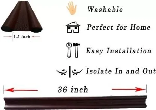 santram_(Pack_of_4,_36_Inch)_Door_Seal_Twin_Draught_Draft_Guard_Door_Closer_Bottom_Brown_Sealing_Strip_Guard_for_Home/Office_Door_Mounted_Door_Stopper_(Brown)_Floor_Mounted_Door_Stopper_(Brown)