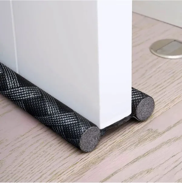Santram_Enterprises_Door_Stoppers_|_Seal_|_Closers_|Bottom|_(Pack_of_6,_39_INCH_printed_black)_Durable_Floor_Mounted_Door_Sealing_Strip_Guard_Floor_Mounted_Door_Stopper_(Black)