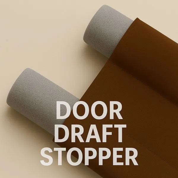 KRISAA_Draft_Gard_for_Door_Bottom_to_Prevent_Noise,_Dust_&_Insect_|_42_Inch_Door_Sealing_Strip_|_4_set_Of_Door_Gard_|_Door_Mounted_Door_Stopper_(Brown)