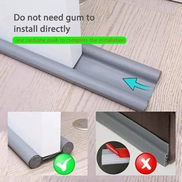 KRISAA_(PACK_OF_5)Door_Bottom_Sealing_Strip_Guard_for_Home_Under_Door_Draft_(BLACK)_Home_Under_Door_Draft_Door_Bottom_Sealing_Strip_Guard_for_Home/Office(36_inch)_Floor_Mounted_Door_Stopper_(Black)