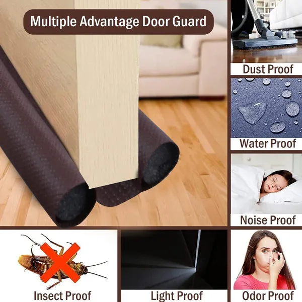 KRISAA_Door_Bottom_Sealing_Strip_Guard_for_Home_|_Door_Stoppers_-_39_inch_(Pack_of_1)_Door_Mounted_Door_Stopper_(Brown)