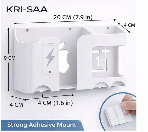 KRISAA_Plastic_Key_Holder_(3_Hooks,_White)