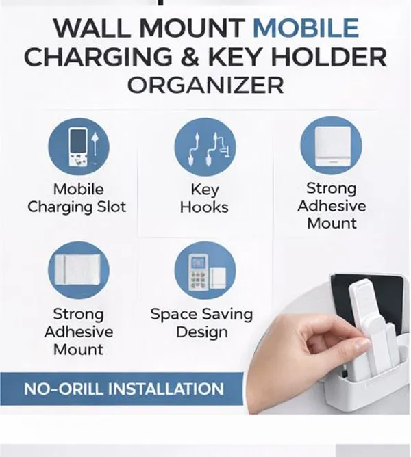 KRISAA_Plastic_Key_Holder_(3_Hooks,_White)