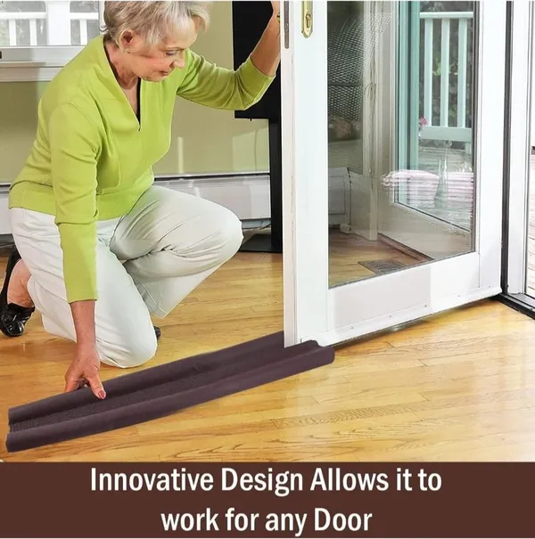 KRISAA_Door_Guard_PVC_Door_Guard_Gap_Filler_for_Door_Bottom_Seal_Strip_Floor_Mounted_Door_Stopper_(Brown)