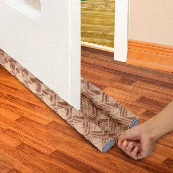 KRISAA_Door_Guard_Door_bottom_sealing_strip_For_reduce_Noise_,Insects_and_dust_(_Printed_Brown)_Door_Mounted_Door_Stopper_(Beige,_Brown)