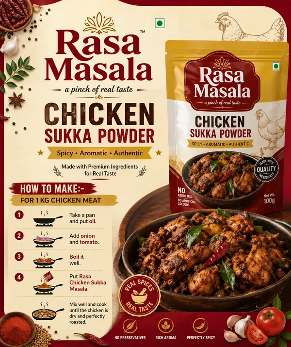 Rasa_Masala_Chicken_Sukka_Powder_100_Gm_-_Pack_Of_3