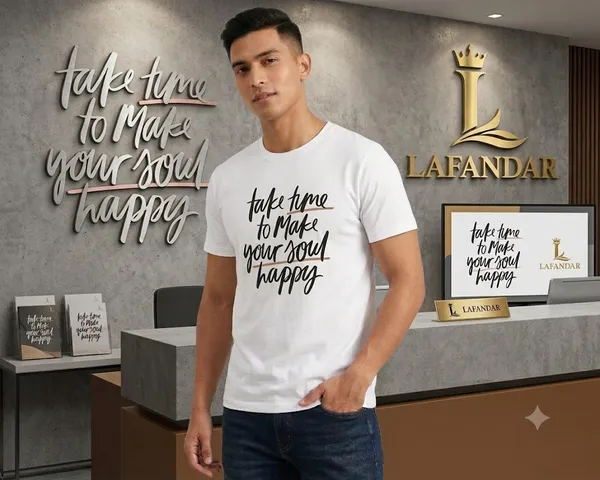 Make_Your_Soul_Happy"_White_Typography_T-Shirt