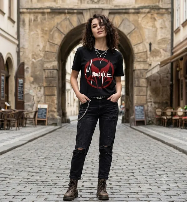 Mudvayne_Logo_Graphic_Streetwear_Oversized_T-Shirt