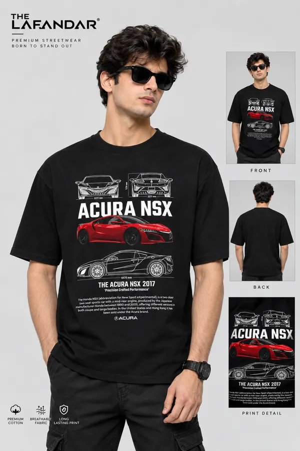 THE_LAFANDAR_Retro_Supercar_Racing_Print_100%_Pure_Cotton_Loose_Fit_T-Shirt