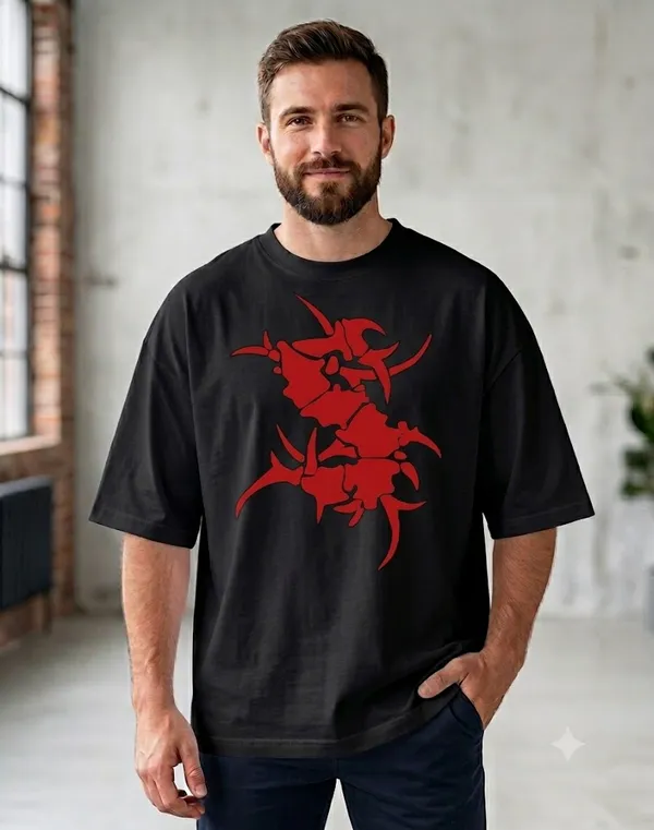 The_Lafandar_Bio-Mechanic_Skeletal_Graphic_Oversized_T-Shirt
