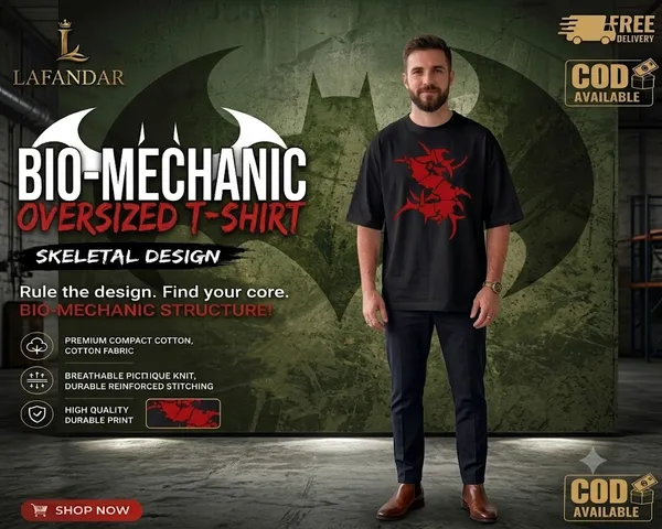 The_Lafandar_Bio-Mechanic_Skeletal_Graphic_Oversized_T-Shirt