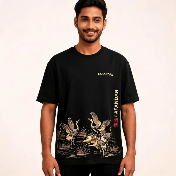 Black_Cotton_Oversized_Crane_Graphic_T-Shirt_For_Men