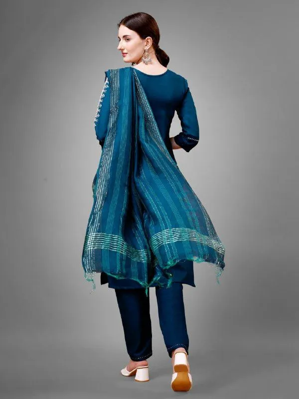 Oxn_Women_Kurta_Palazzo_Dupatta_Set