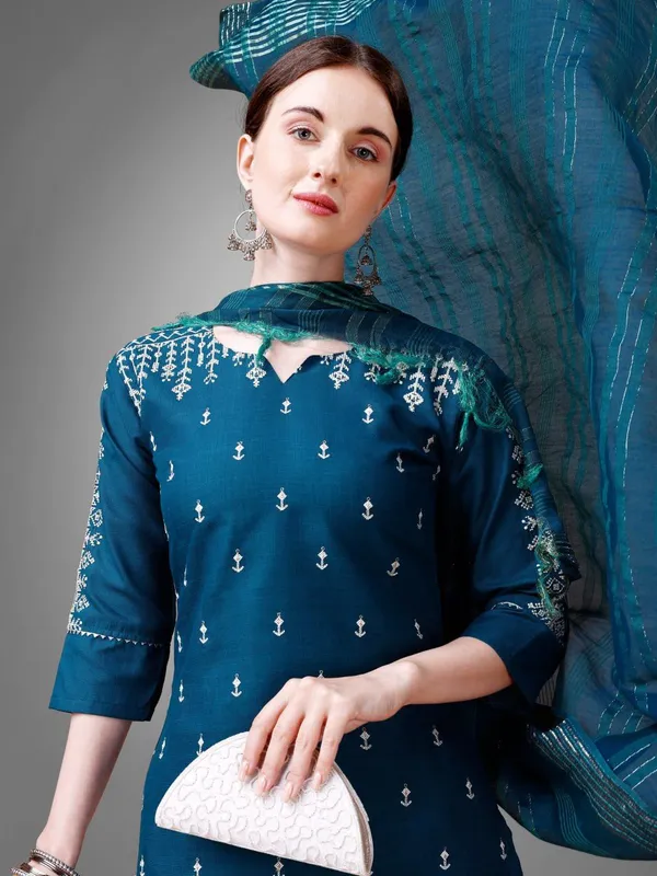 Oxn_Women_Kurta_Palazzo_Dupatta_Set