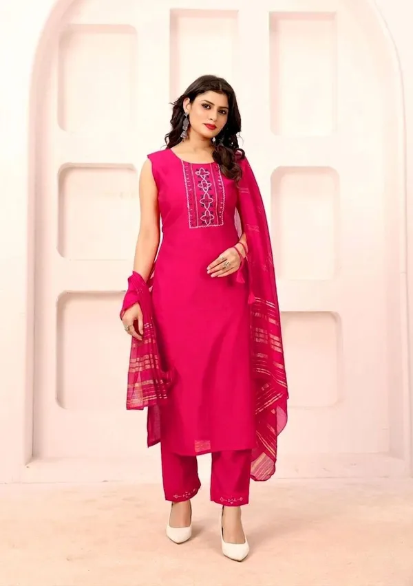 Oxn_Women_Embroidered_Straight_Kurta_Set_(Pink)